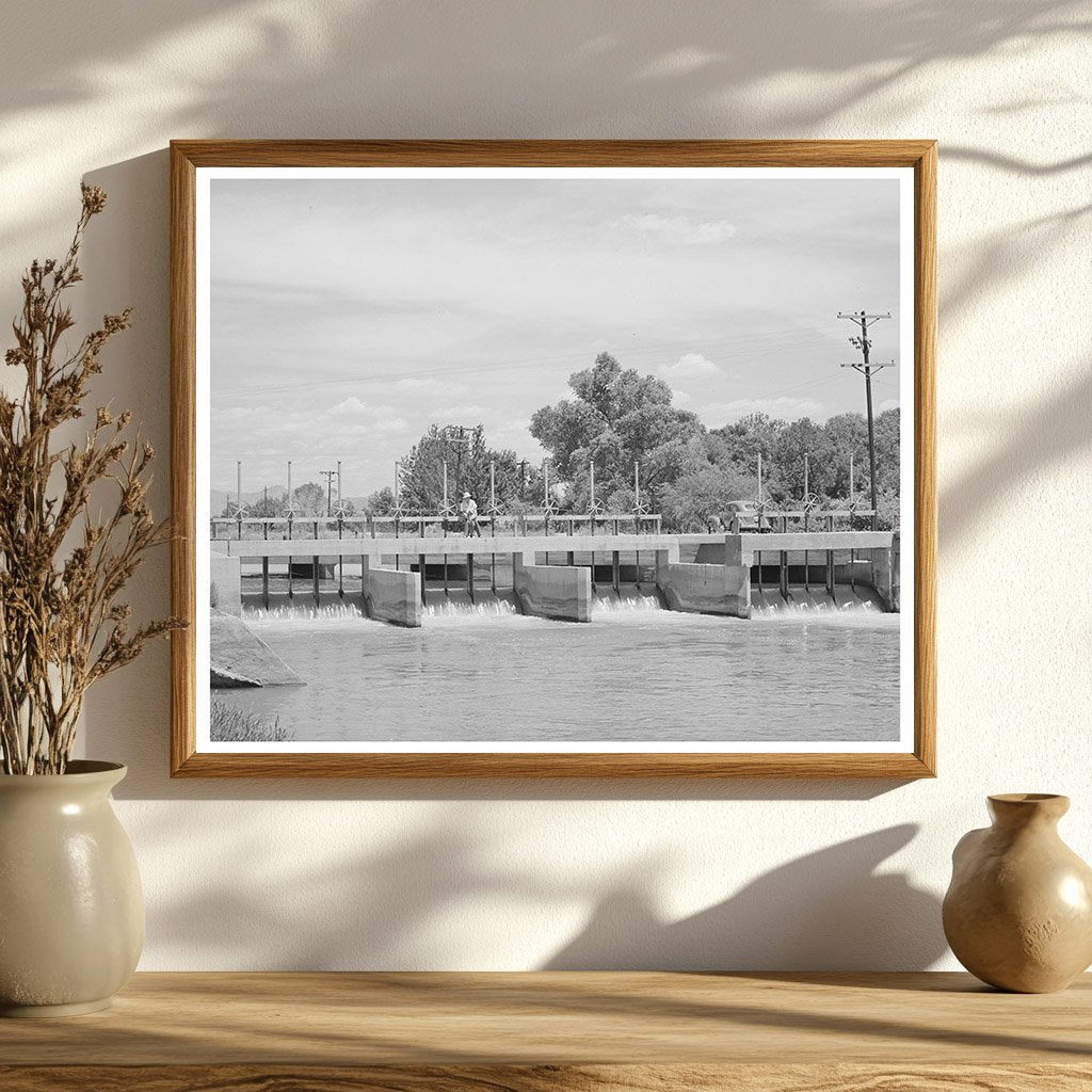 Irrigation Canal and Gates Maricopa County Arizona 1940