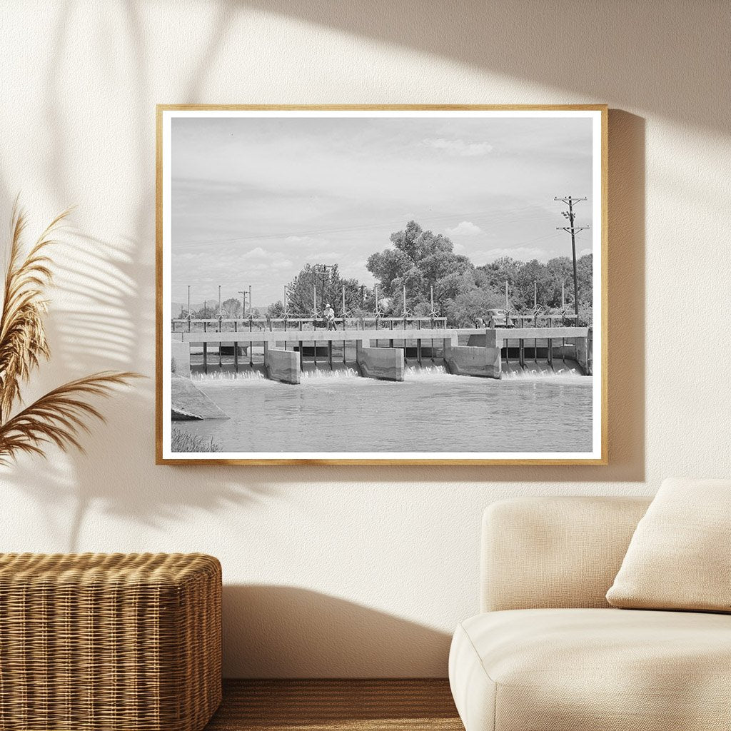 Irrigation Canal and Gates Maricopa County Arizona 1940