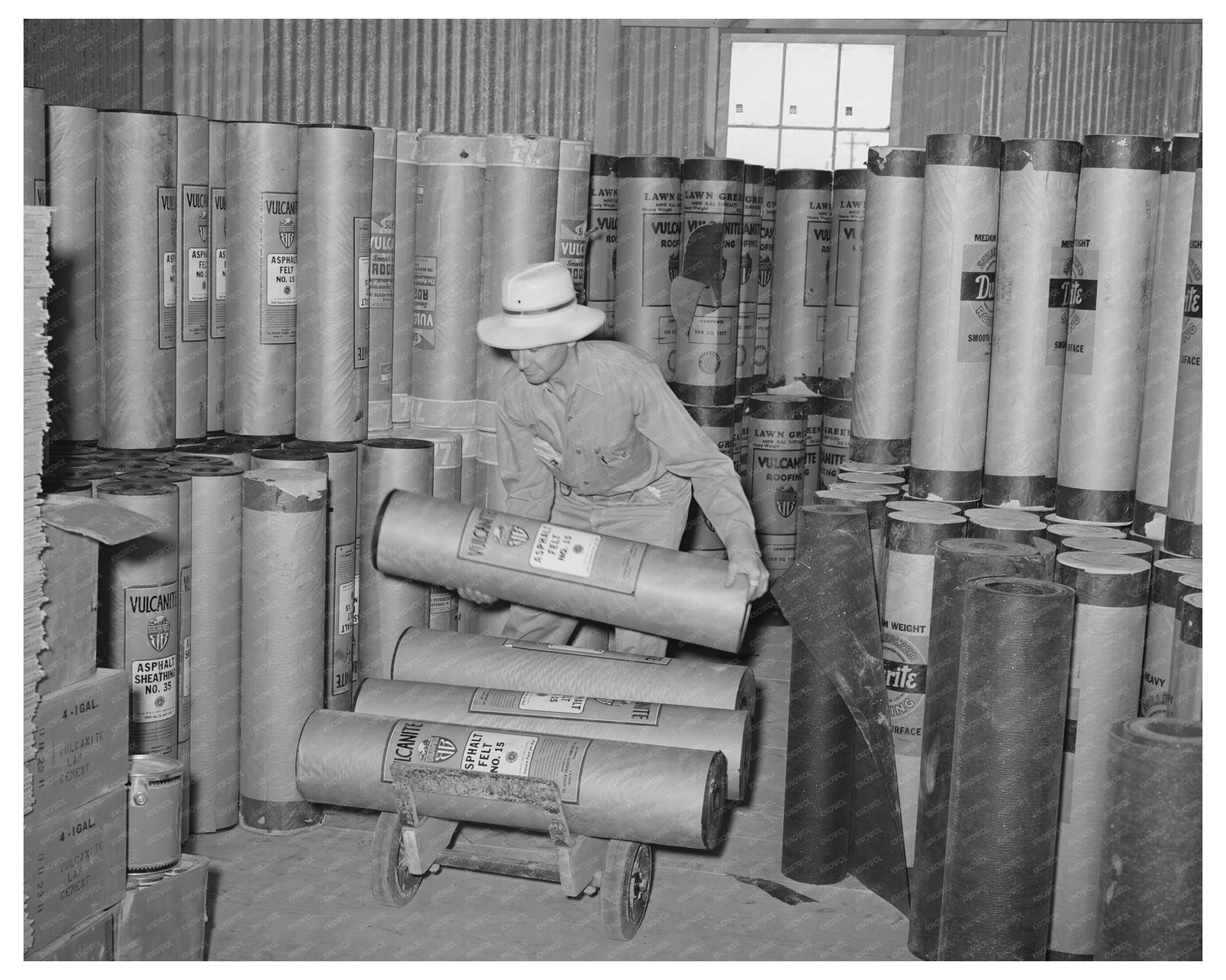 Roofing Materials Transport for Cooperative in Phoenix 1940