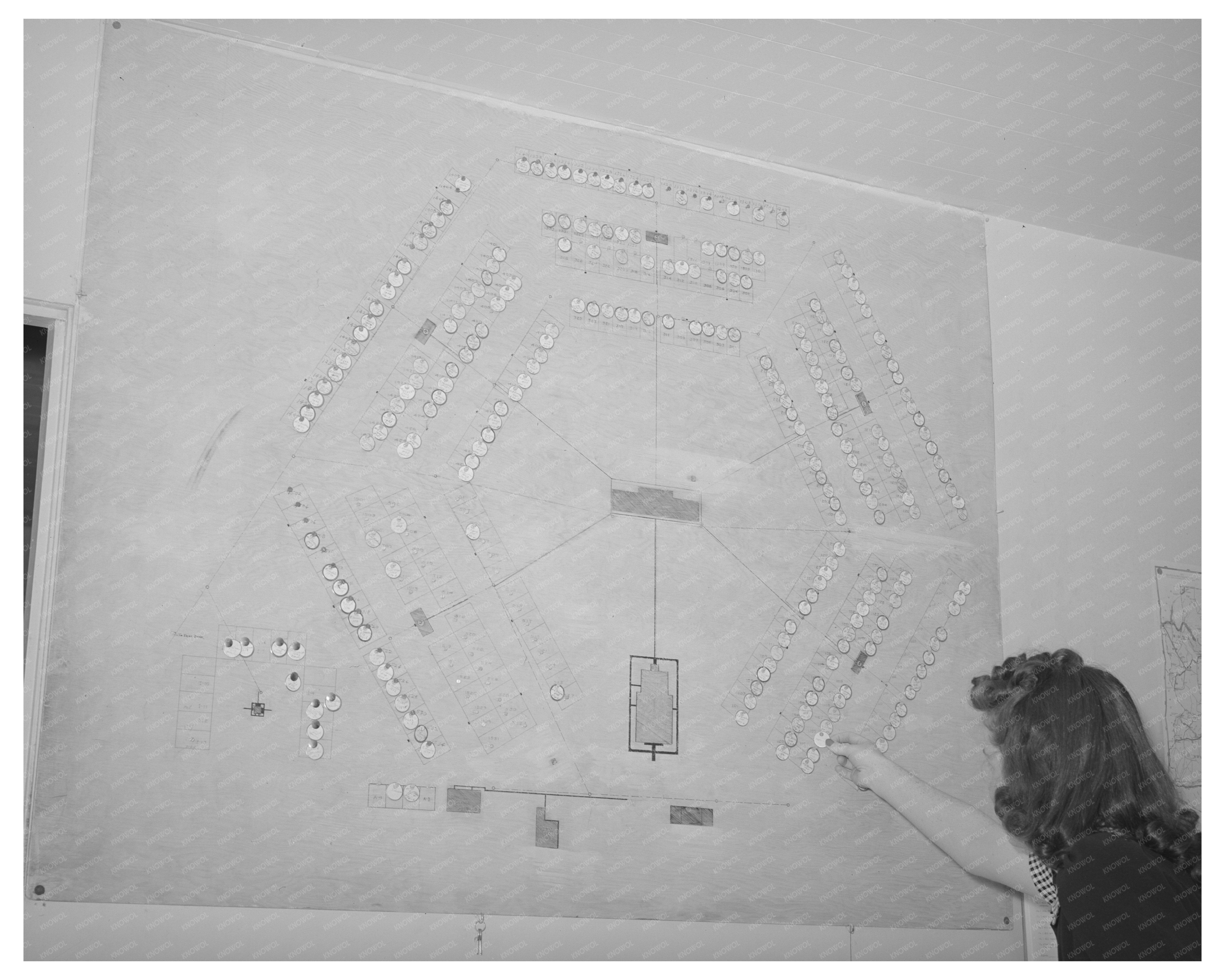 Agua Fria Migratory Labor Camp Shelter Occupation Chart 1940