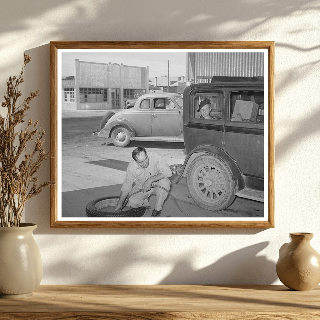 Tire Inflation for Cooperative Member Car May 1940
