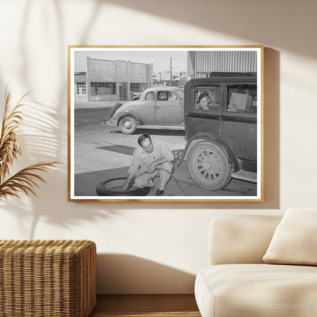 Tire Inflation for Cooperative Member Car May 1940