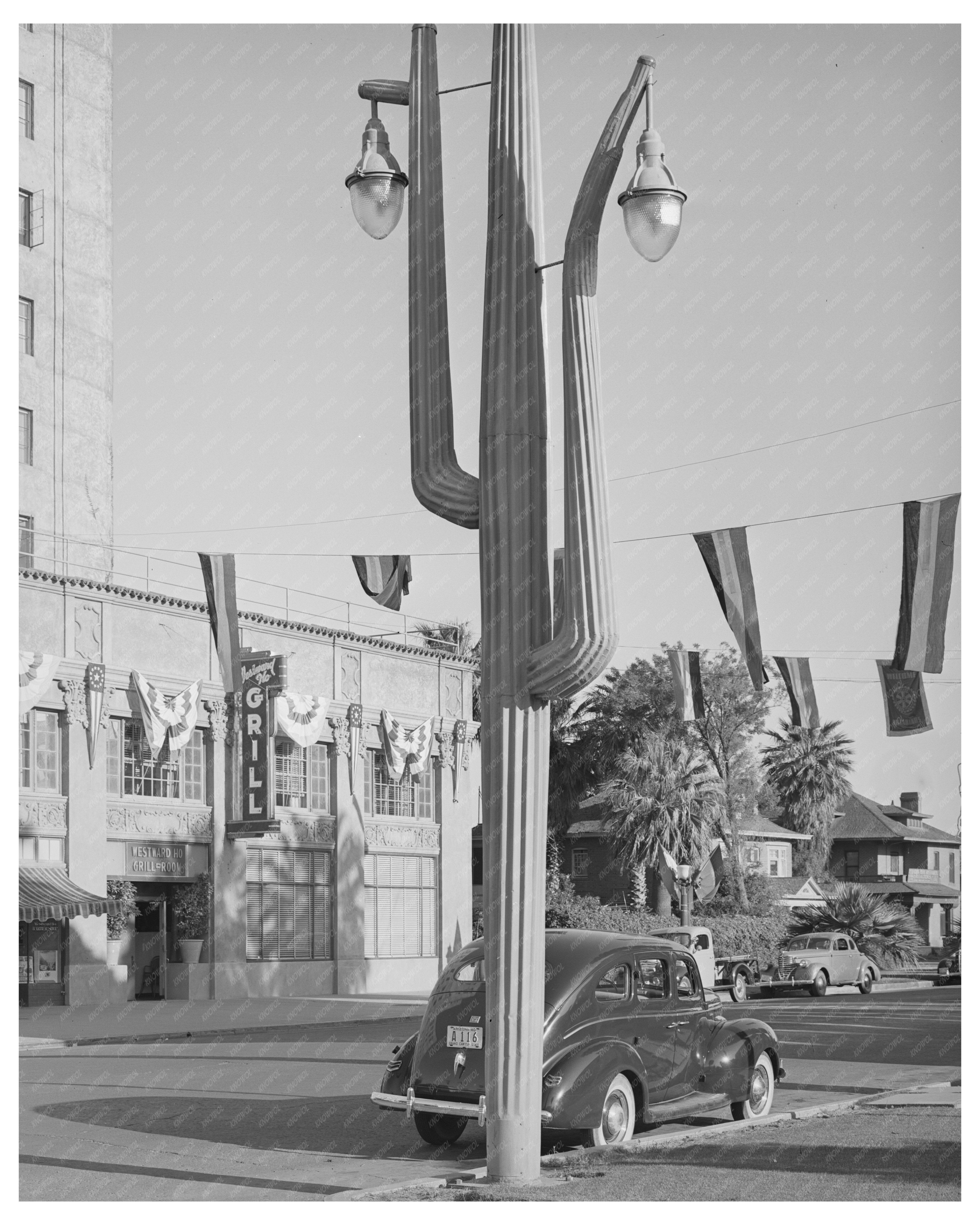Cactus Light Standard at Phoenix Hotel May 1940