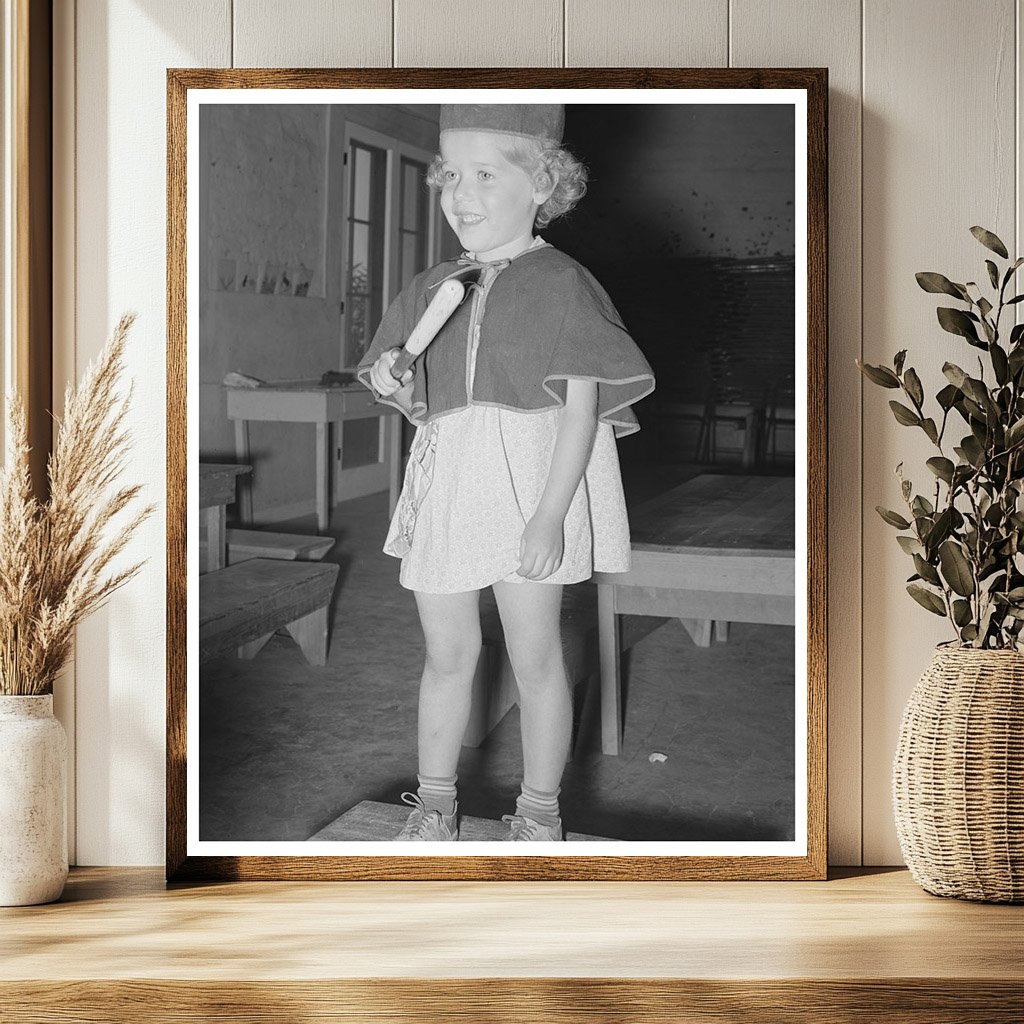Little Girl Leading Band at Casa Grande Nursery School 1940