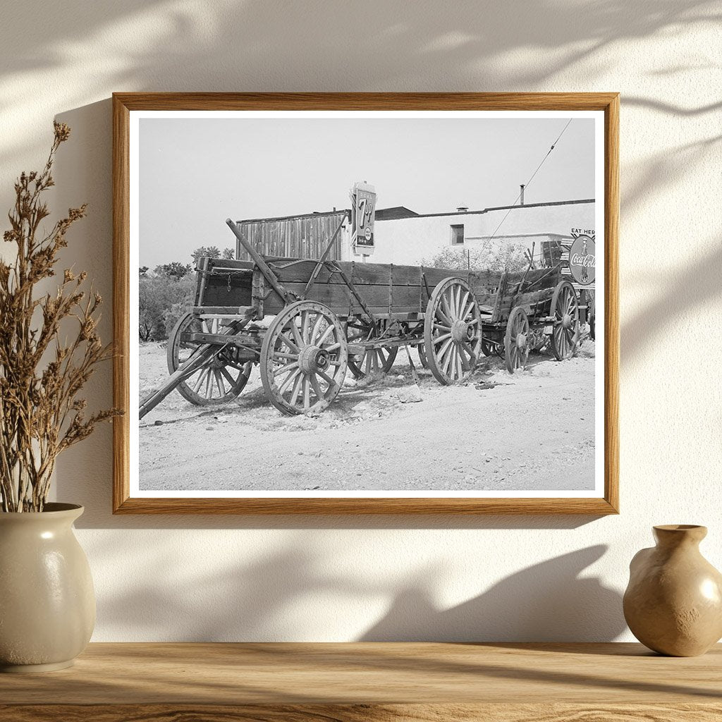 Frontier Day Wagons at Bird Cage Museum Tombstone 1940