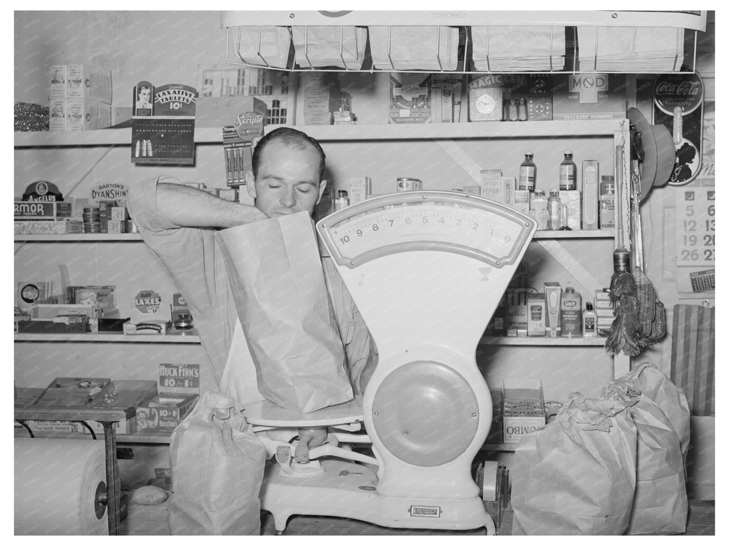 Grocer at Casa Grande Valley Farms Arizona 1940