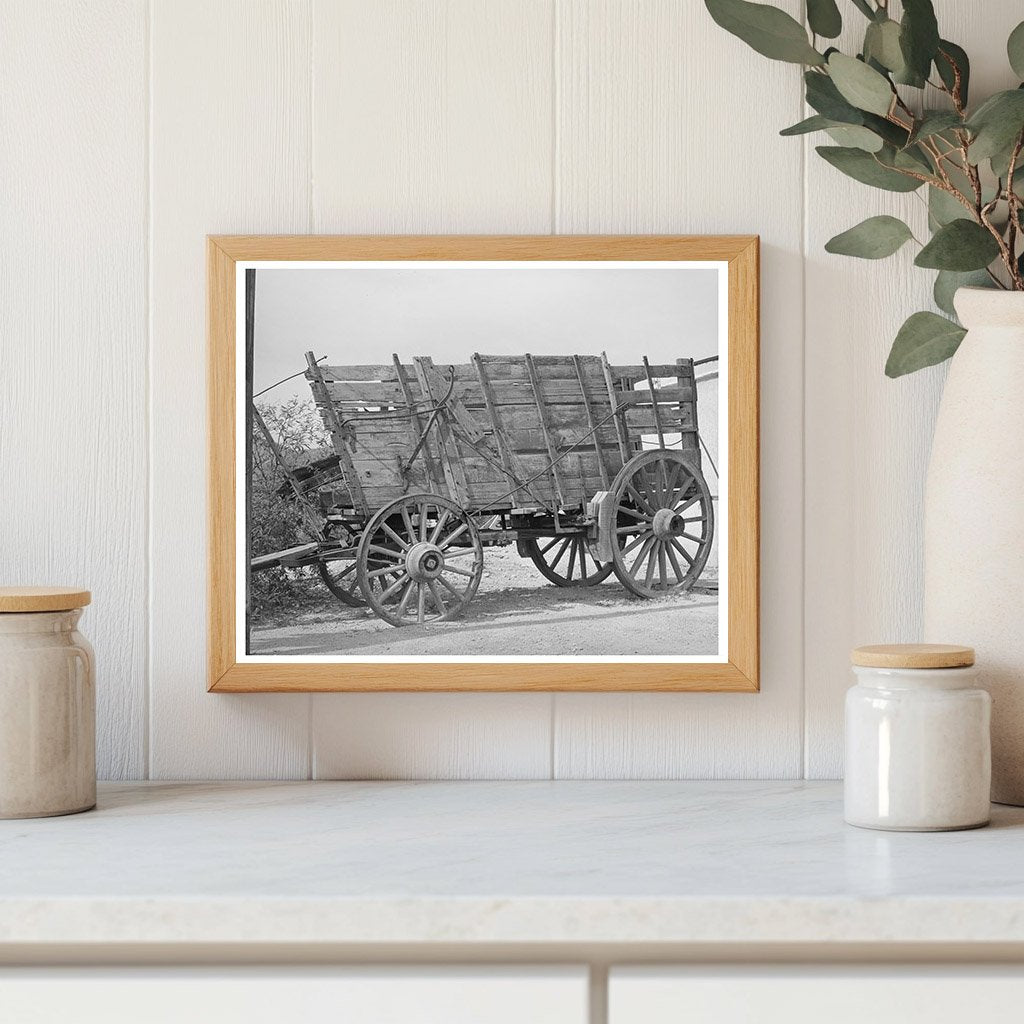 Vintage Twenty-Mule Team Wagon in Tombstone 1940