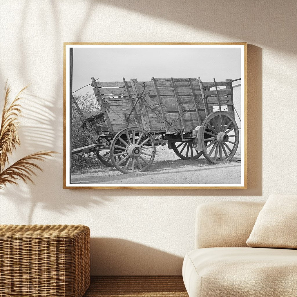 Vintage Twenty-Mule Team Wagon in Tombstone 1940