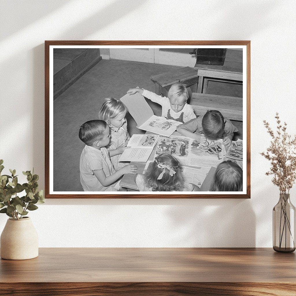 WPA Nursery School Children Reading in Arizona 1940