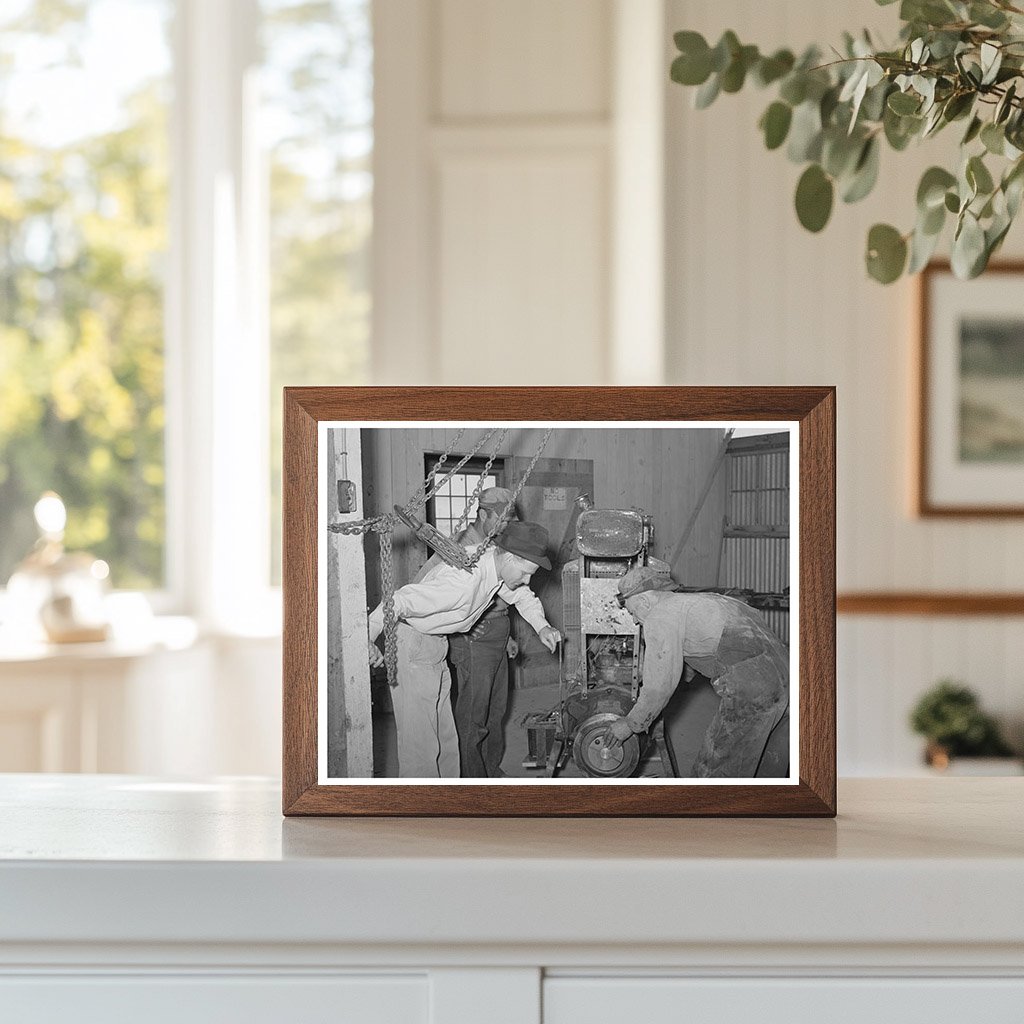 Farm Machinery Repairs at Casa Grande Farms May 1940