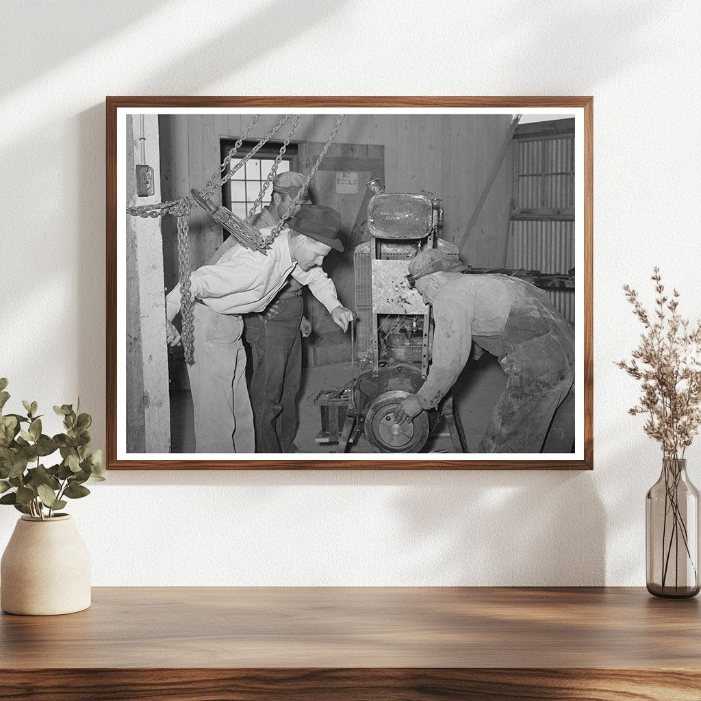 Farm Machinery Repairs at Casa Grande Farms May 1940