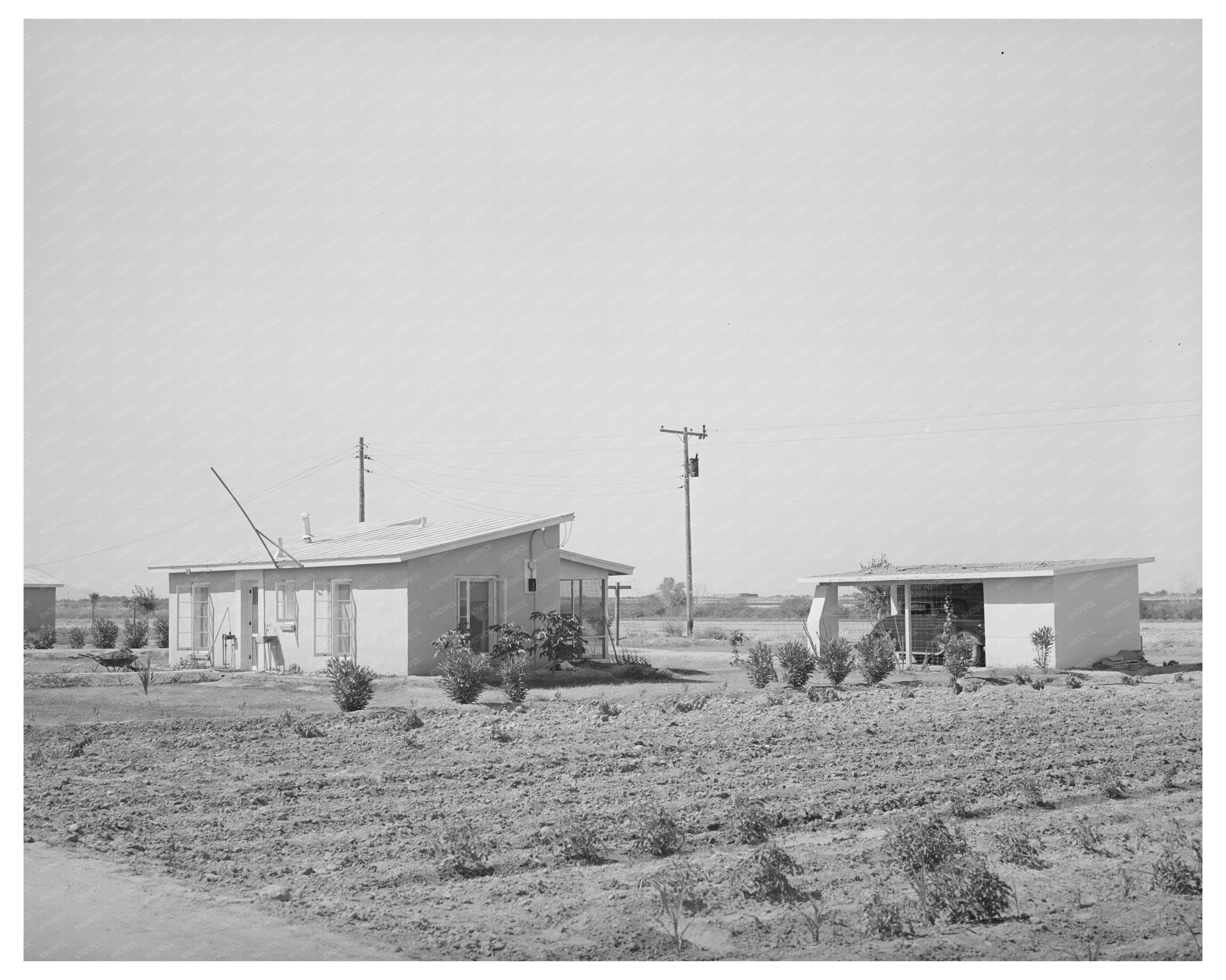 Casa Grande Valley Farms House and Garage May 1940