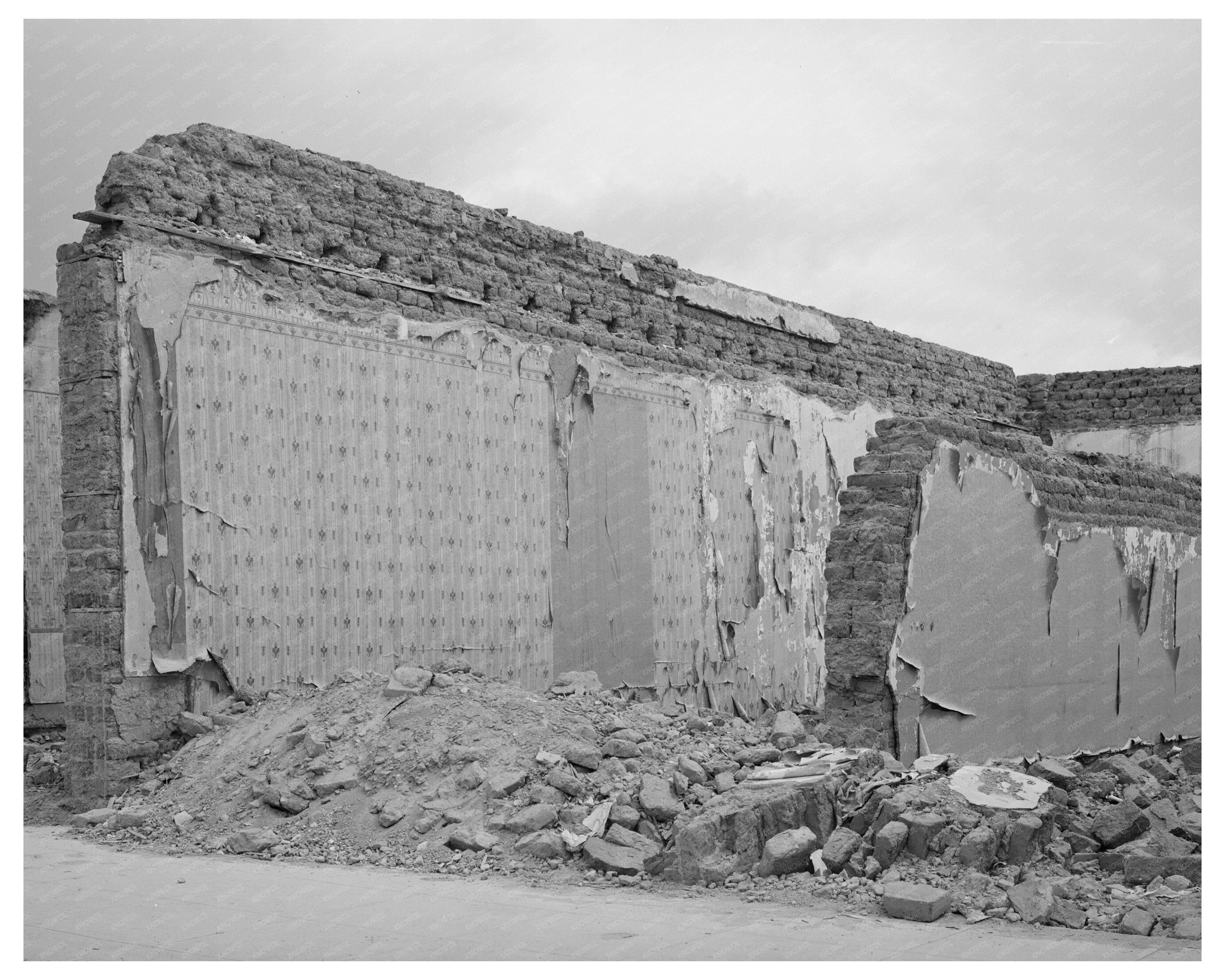 Ruins of Old Building in Tombstone Arizona April 1940
