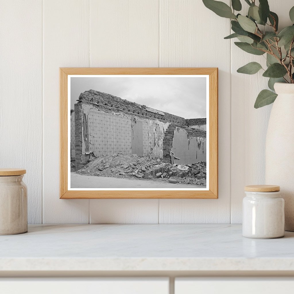 Ruins of Old Building in Tombstone Arizona April 1940