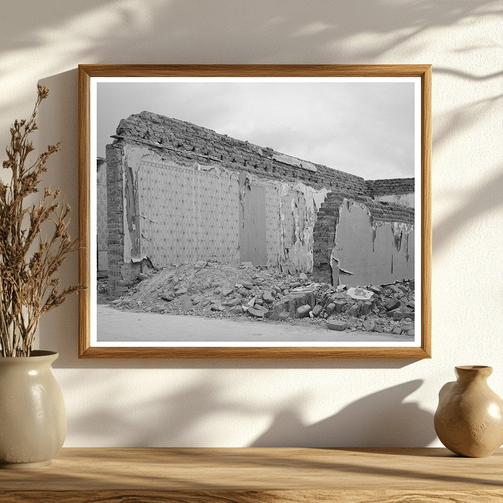 Ruins of Old Building in Tombstone Arizona April 1940