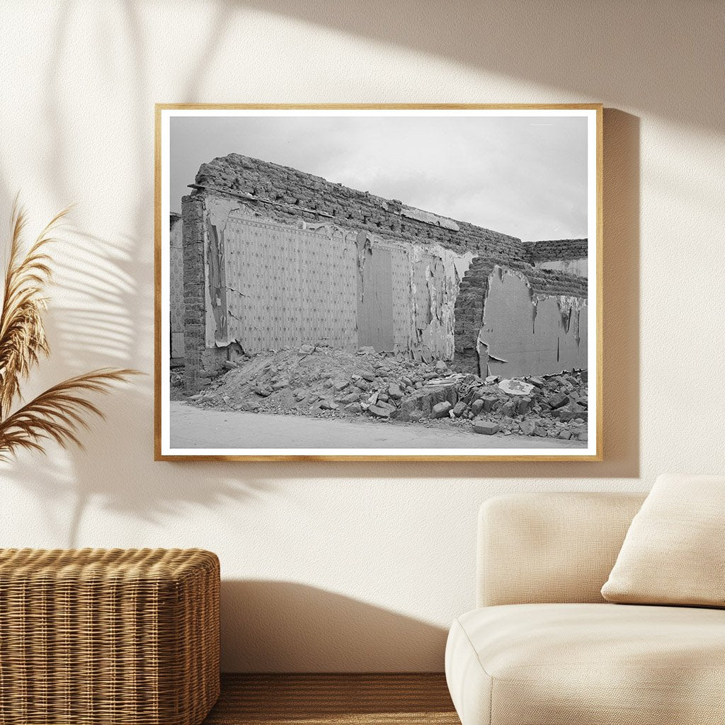 Ruins of Old Building in Tombstone Arizona April 1940