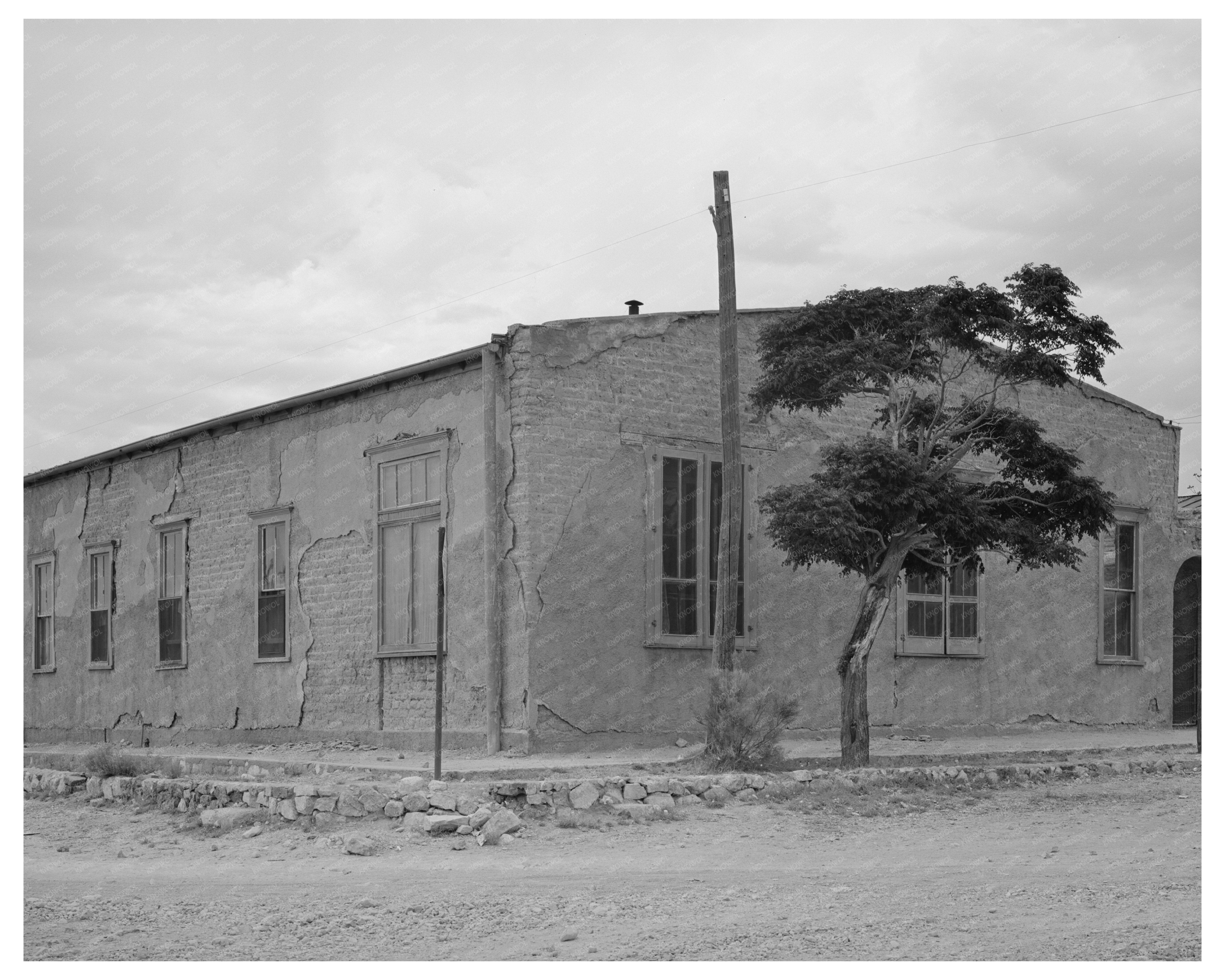 Deserted Boarding House in Tombstone Arizona May 1940