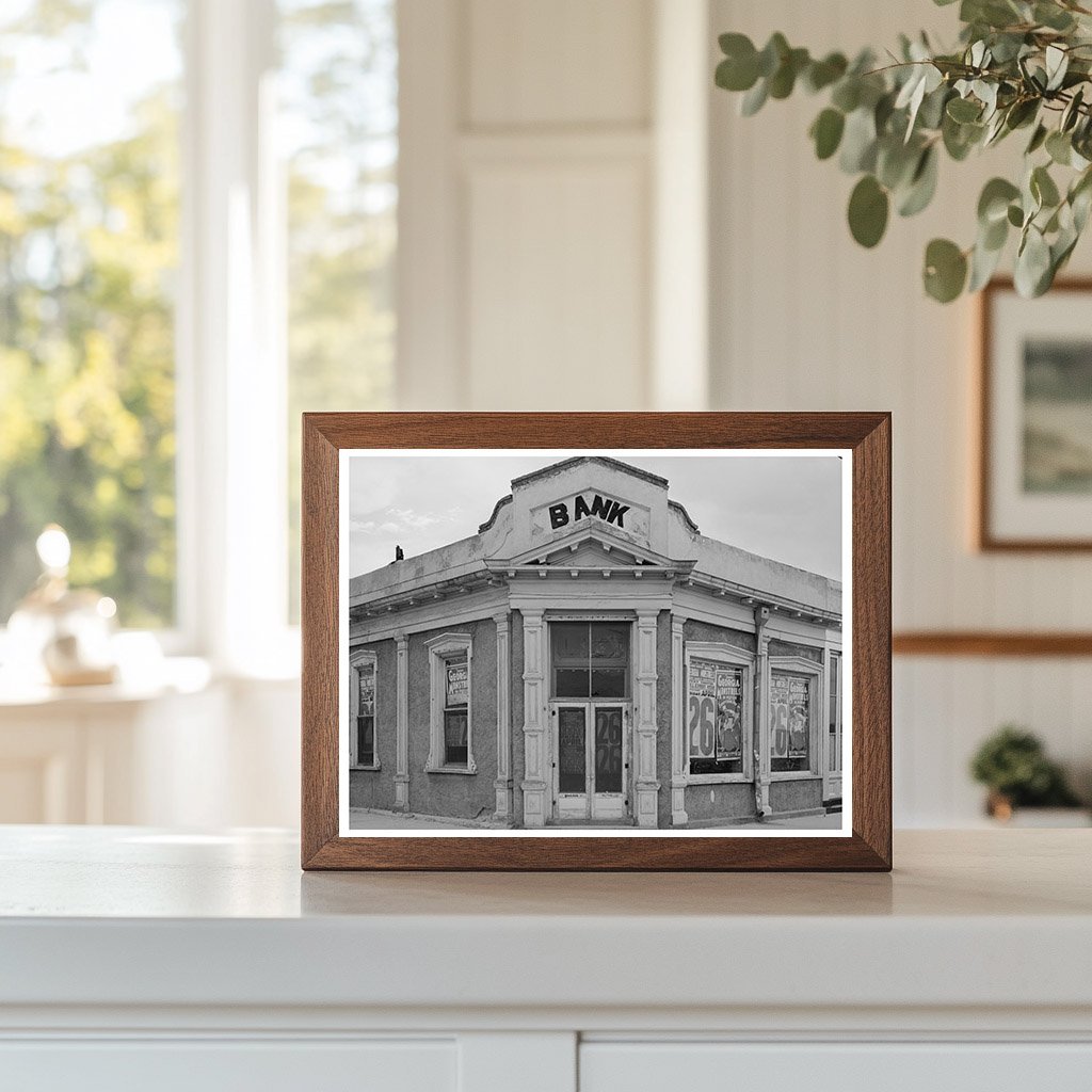 Deserted Bank in Tombstone Arizona May 1940