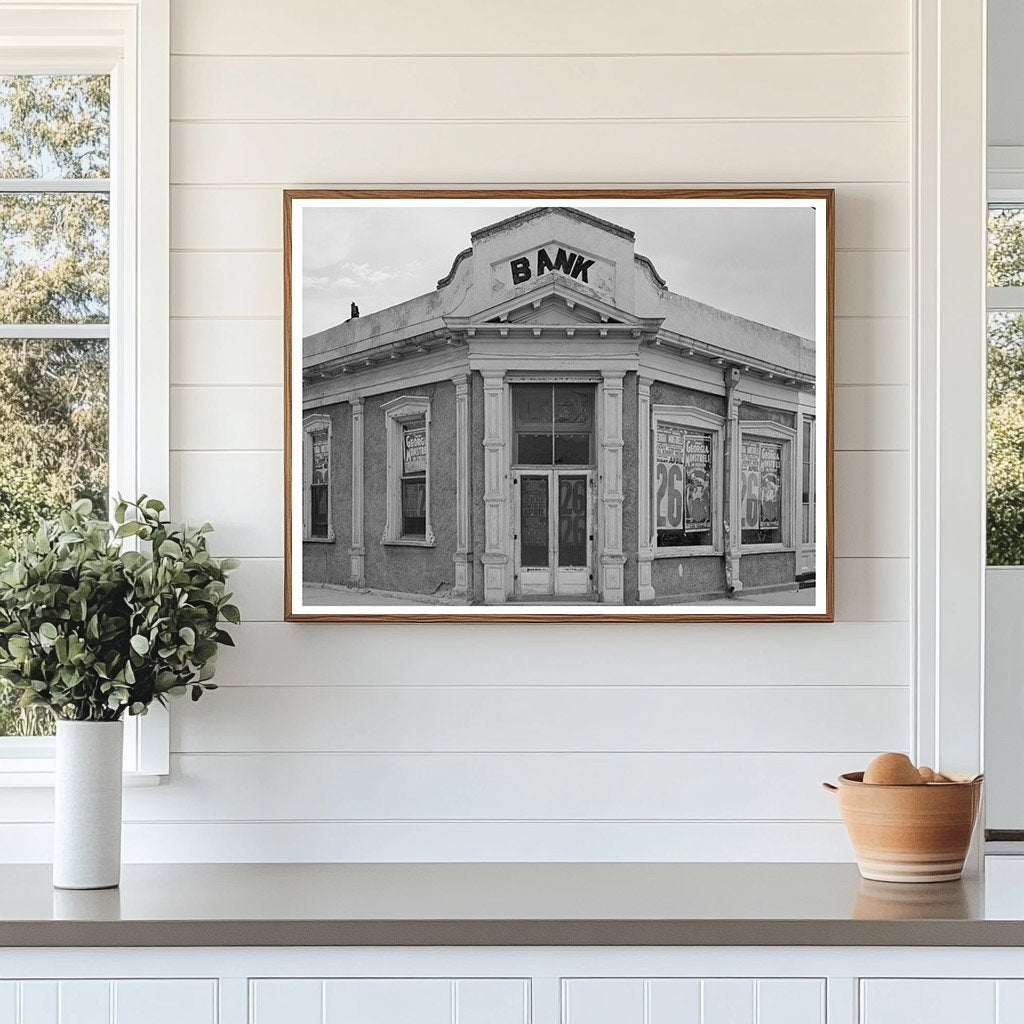 Deserted Bank in Tombstone Arizona May 1940
