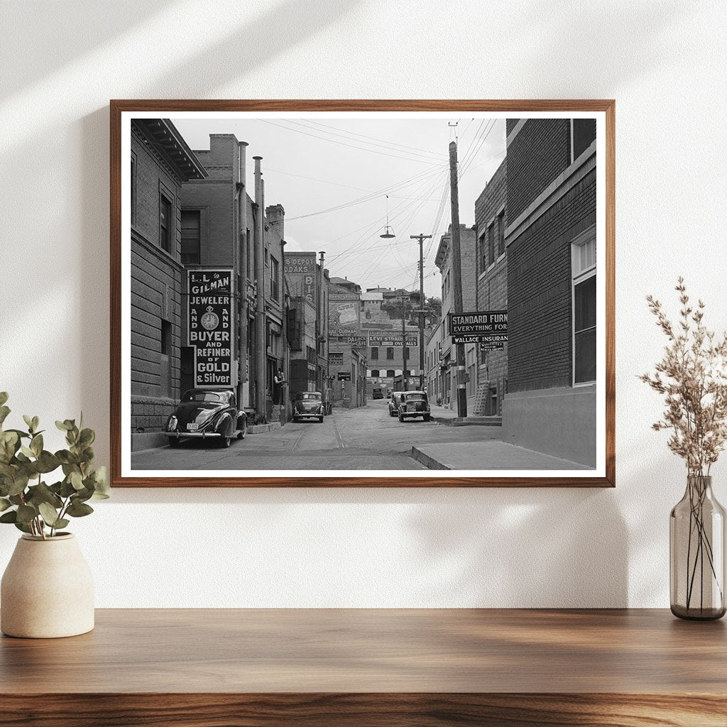 Bisbee Arizona Side Street May 1940 Historic Architecture