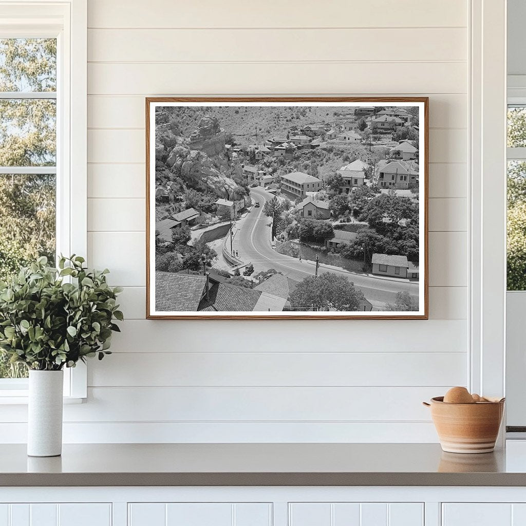 Highway View into Bisbee Arizona April-May 1940