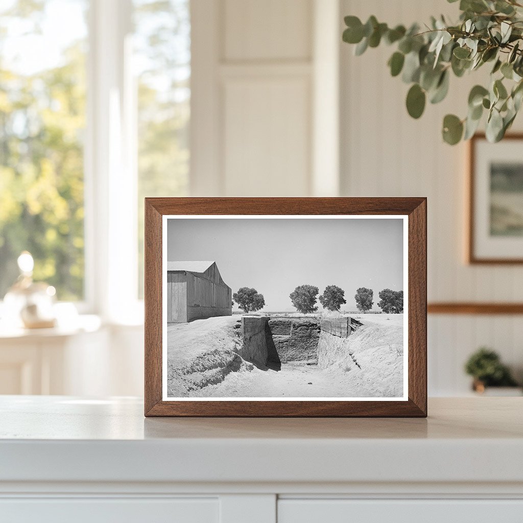 Trench Silo for Cattle Feed Casa Grande Valley Farms 1940
