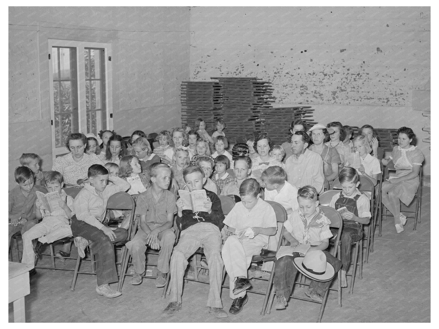 Sunday School at Casa Grande Valley Farms May 1940