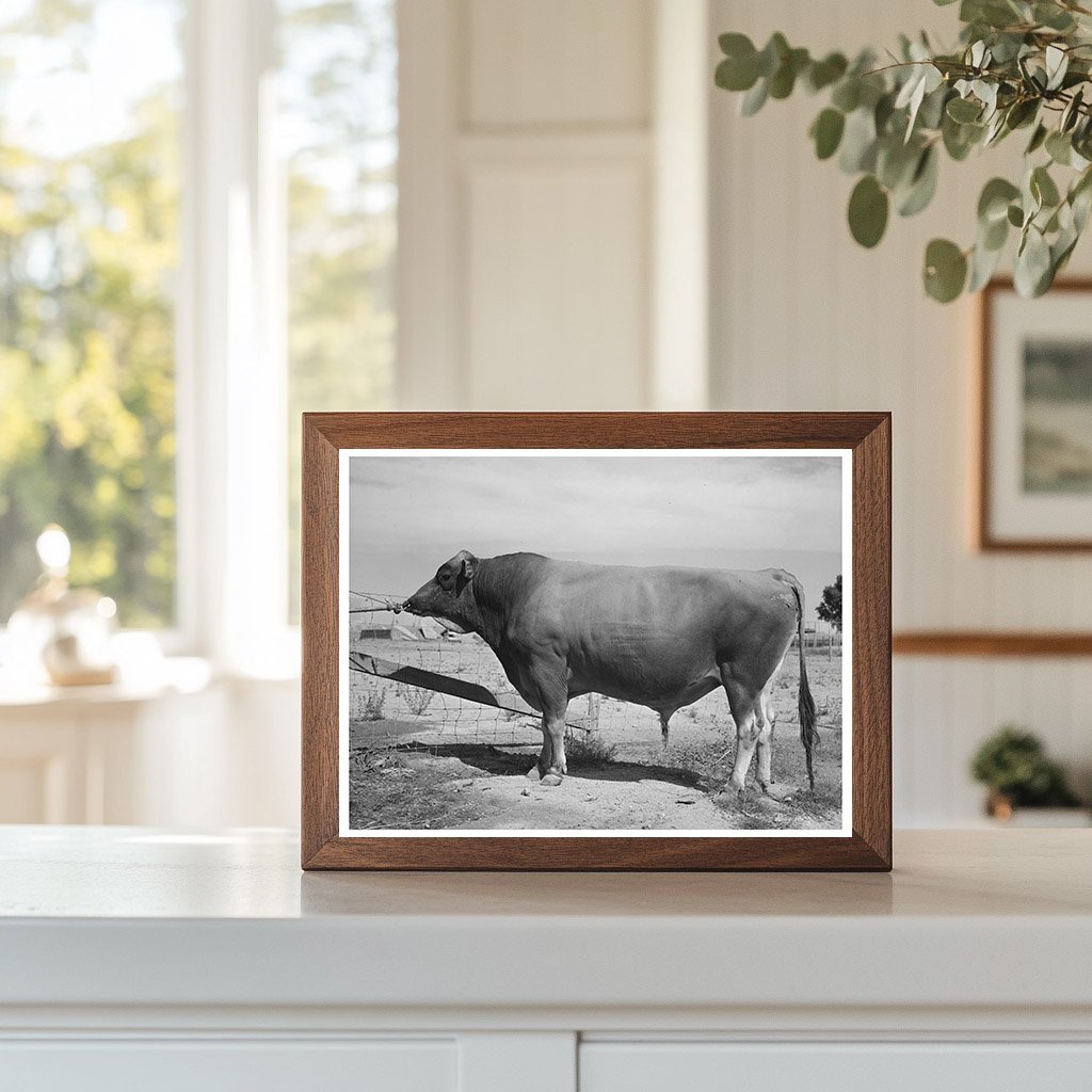 Herd Bull at Casa Grande Valley Farms Arizona May 1940