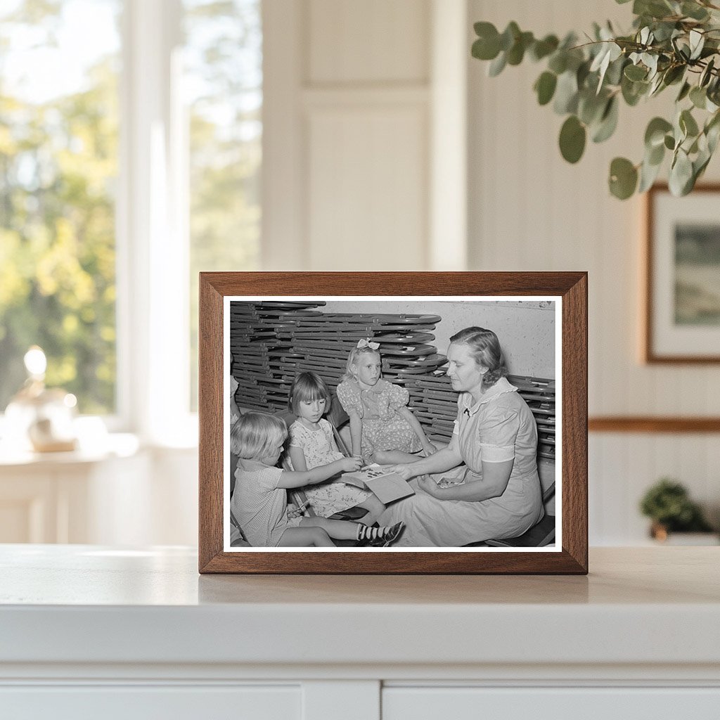 Children Dropping Nickels on Bible Sunday School 1940