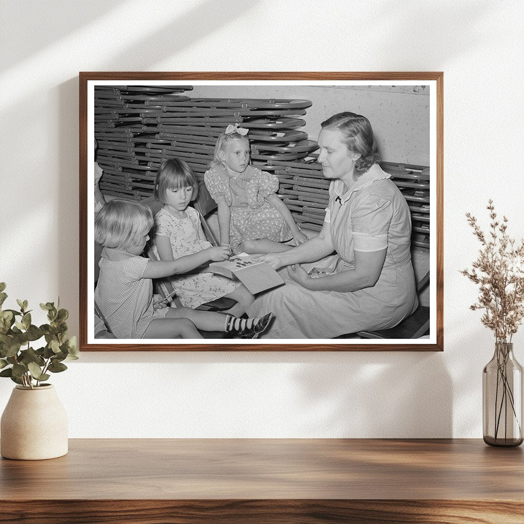 Children Dropping Nickels on Bible Sunday School 1940