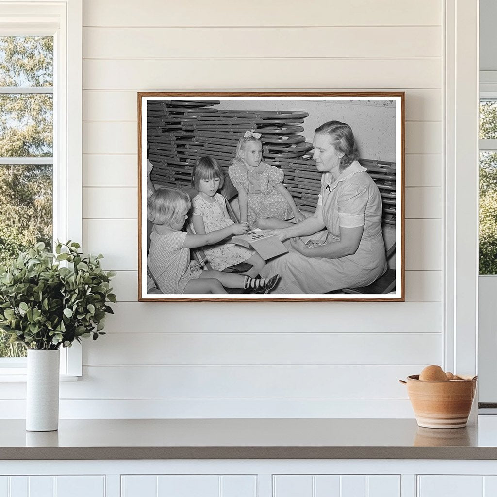 Children Dropping Nickels on Bible Sunday School 1940