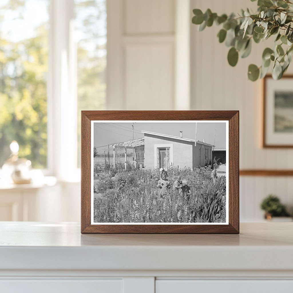 Children Picking Flowers in Casa Grande Valley Farms 1940