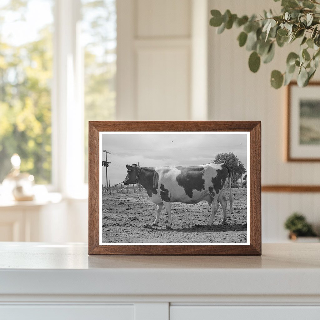 Guernsey Cow at Casa Grande Valley Farms May 1940