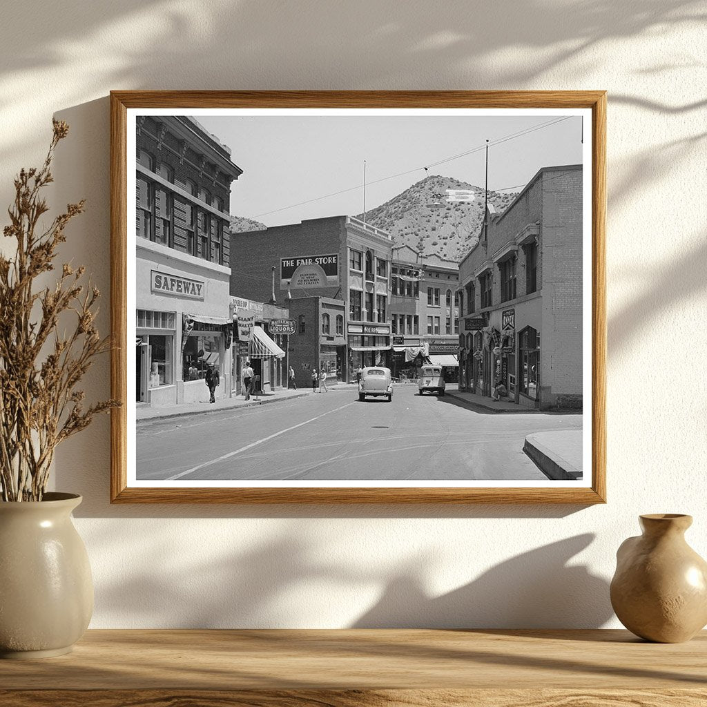 Bisbee Arizona Main Street Scene May 1940
