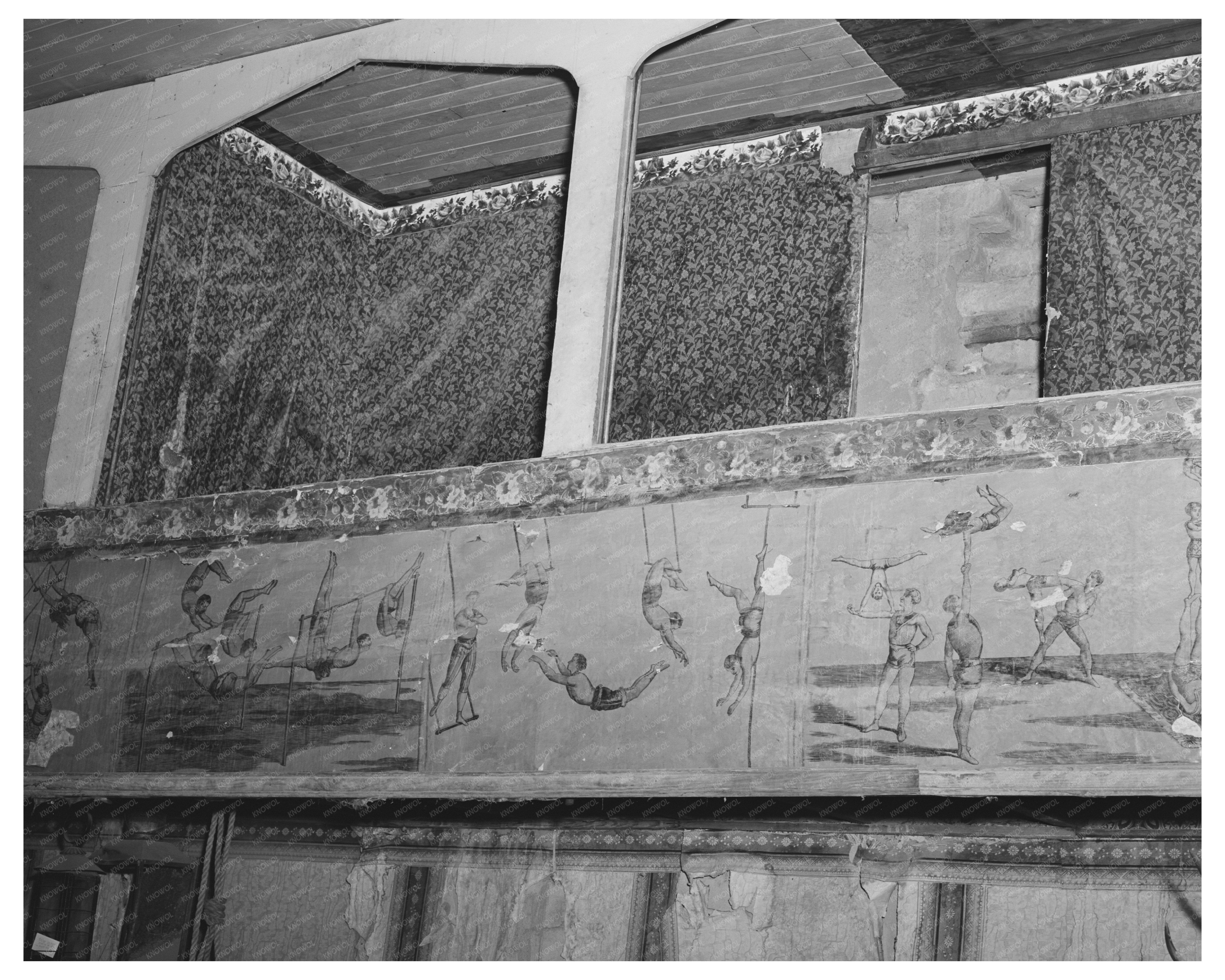 Bird Cage Theater Detail in Tombstone Arizona 1940