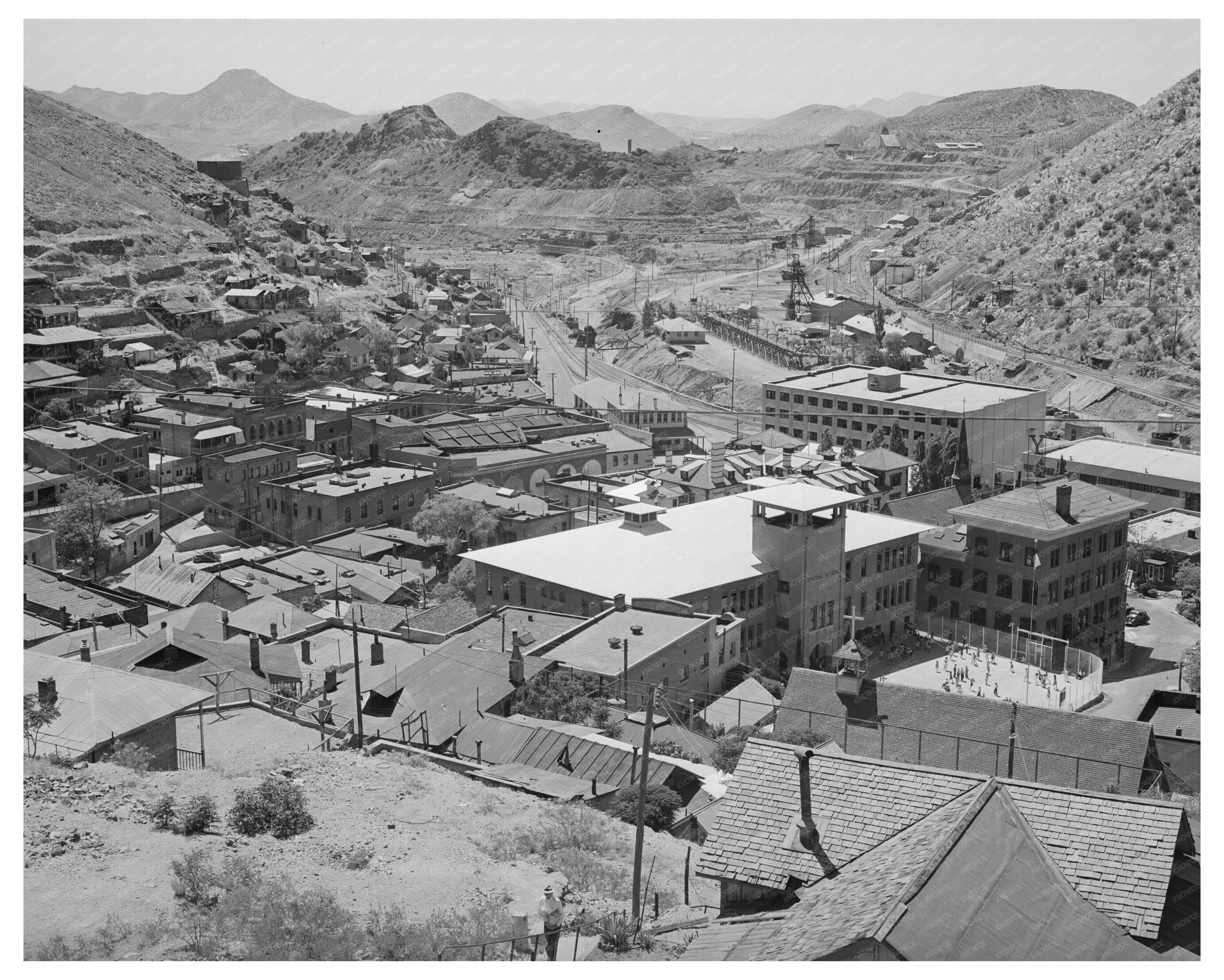 Bisbee Arizona View May 1940 FSA OWI Collection Image