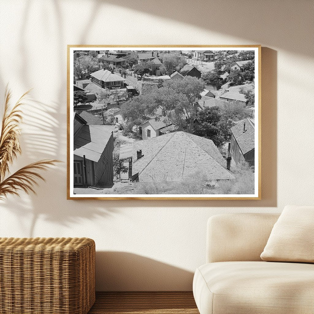 Bisbee Arizona Rooftops Vintage Photo May 1940