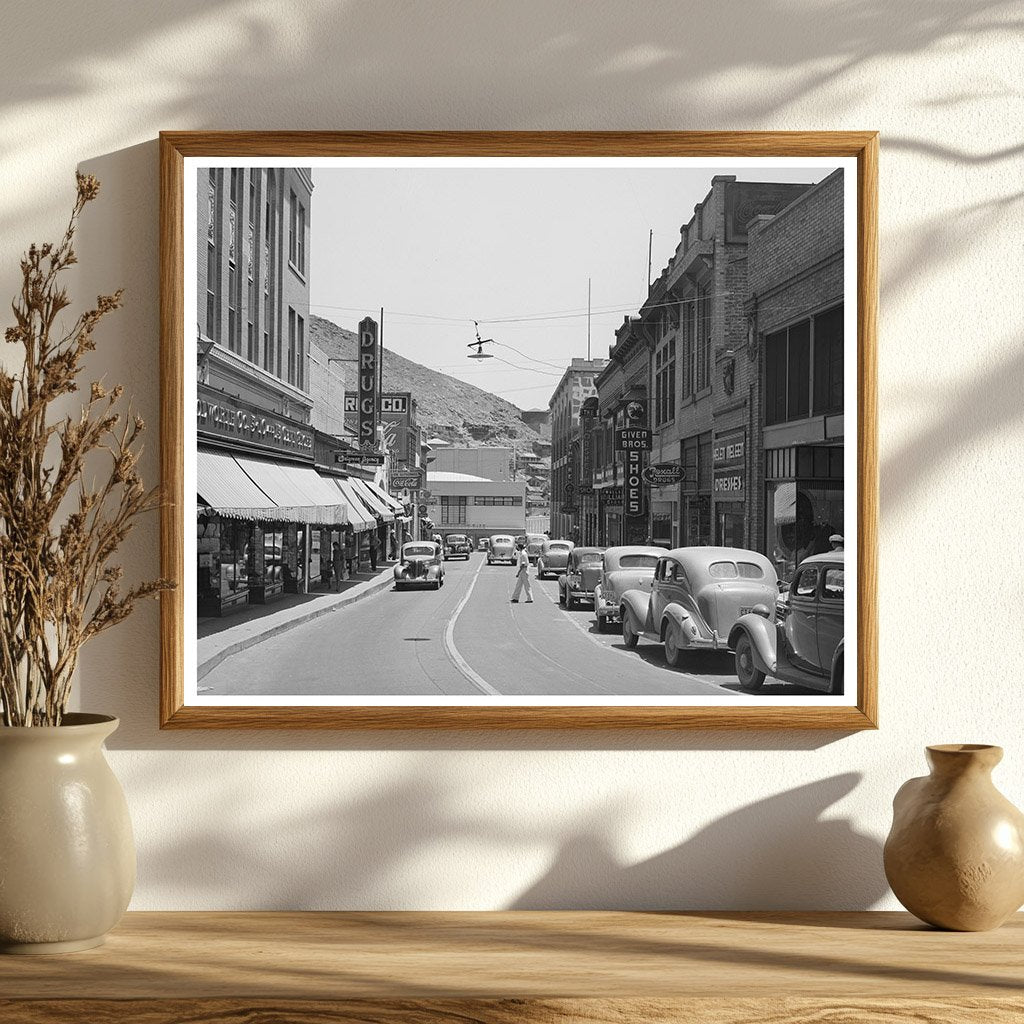 Main Street Bisbee Arizona May 1940 Black and White Photo