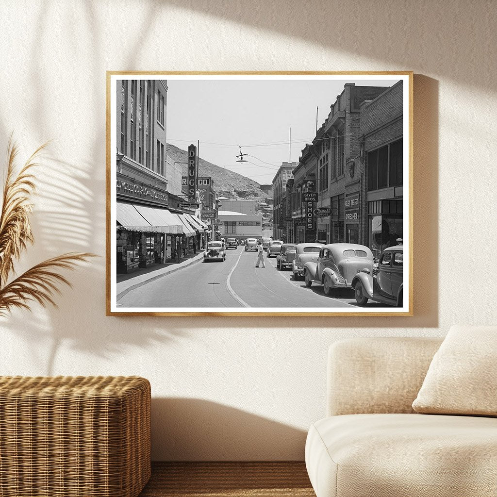 Main Street Bisbee Arizona May 1940 Black and White Photo