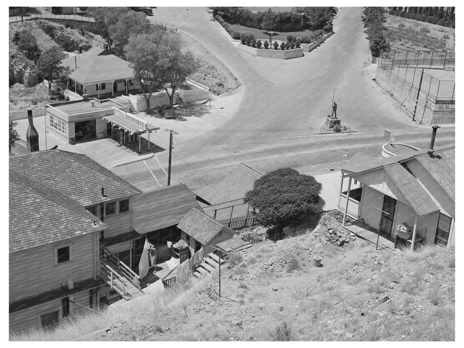 Miners Monument in Bisbee Arizona May 1940