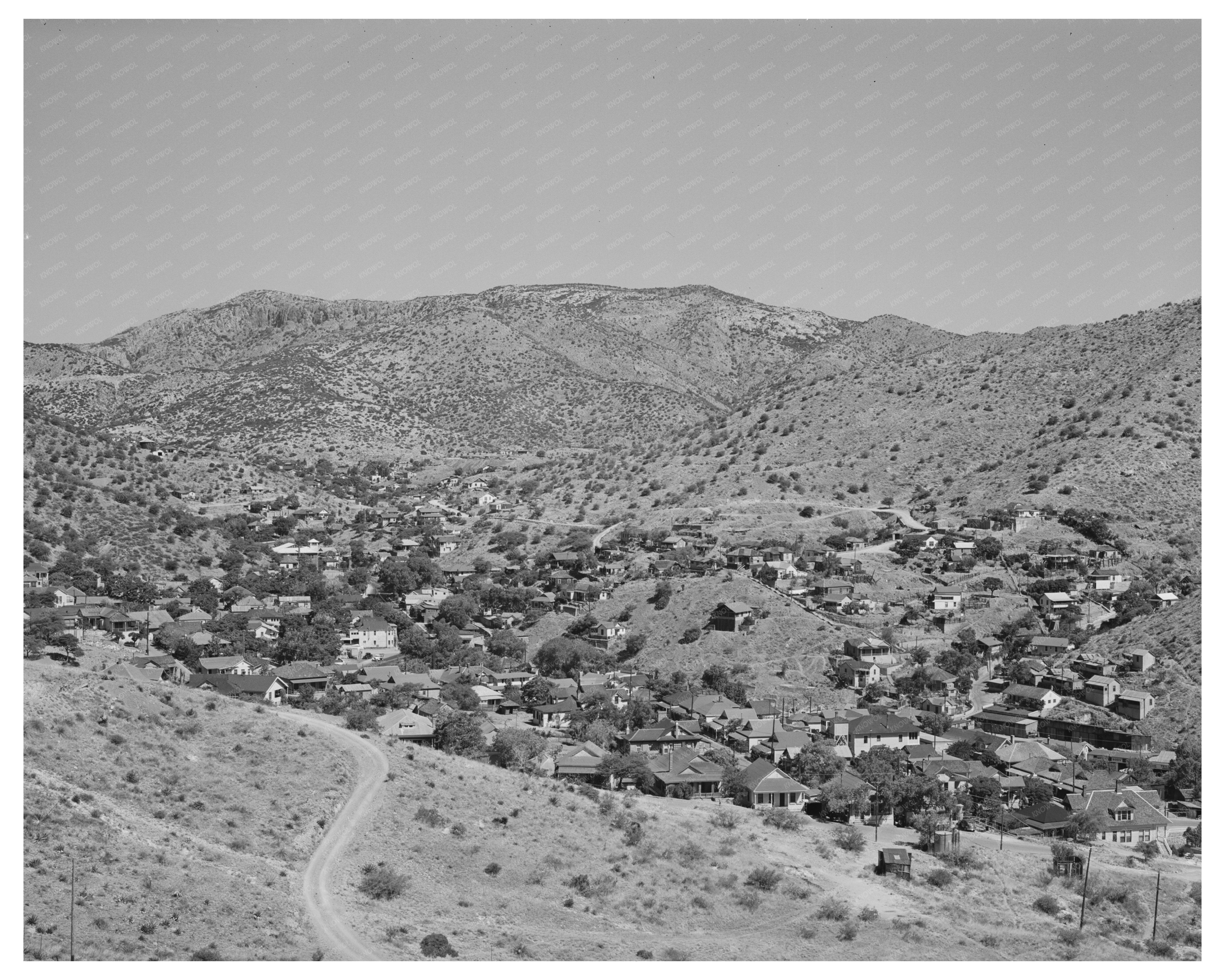 Bisbee Arizona Landscape and Architecture May 1940