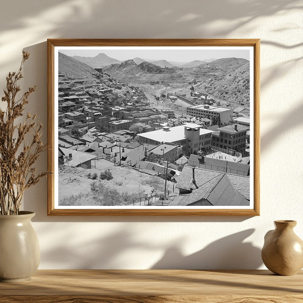 Aerial View of Bisbee Arizona May 1940