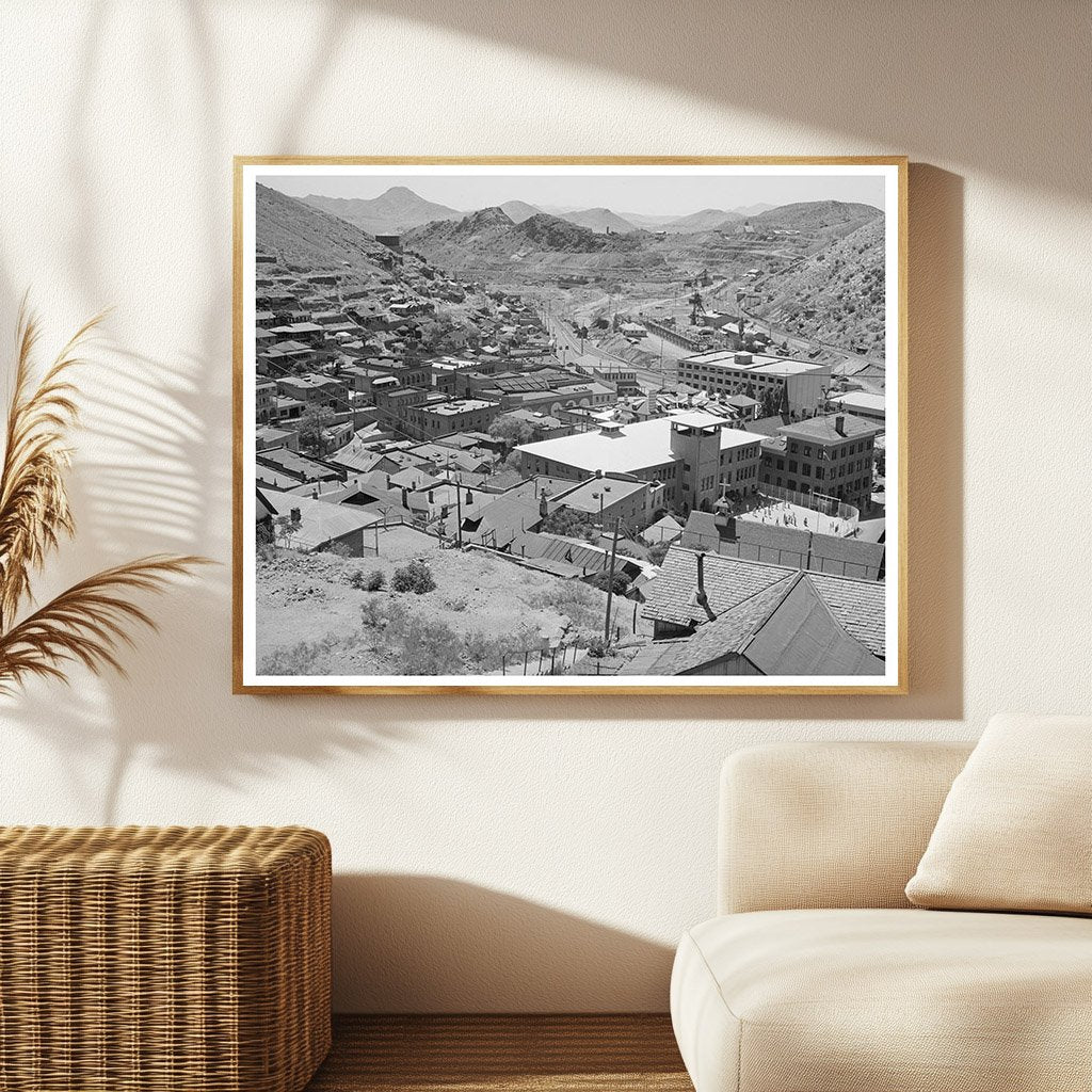 Aerial View of Bisbee Arizona May 1940