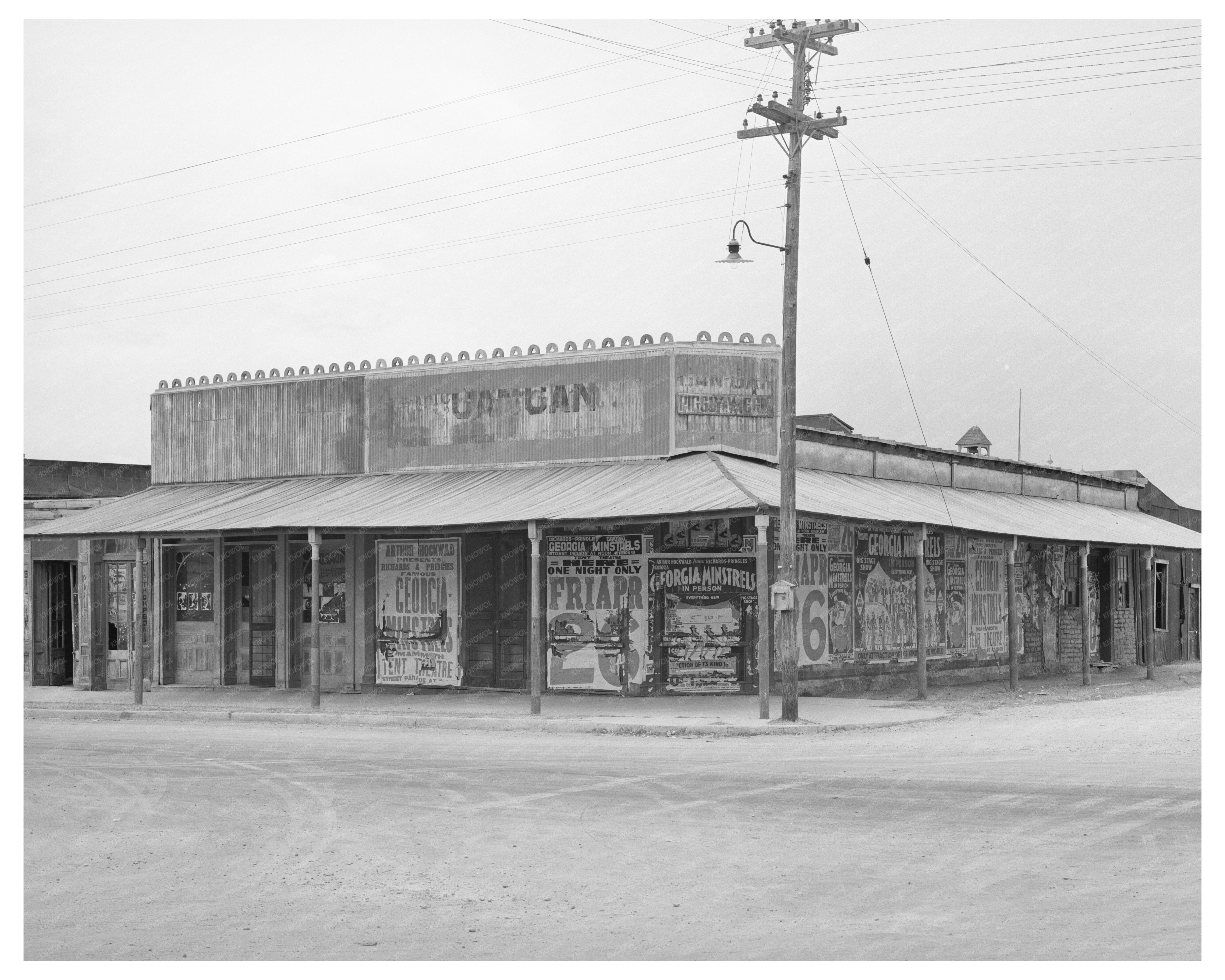 Abandoned Building in Tombstone Arizona May 1940