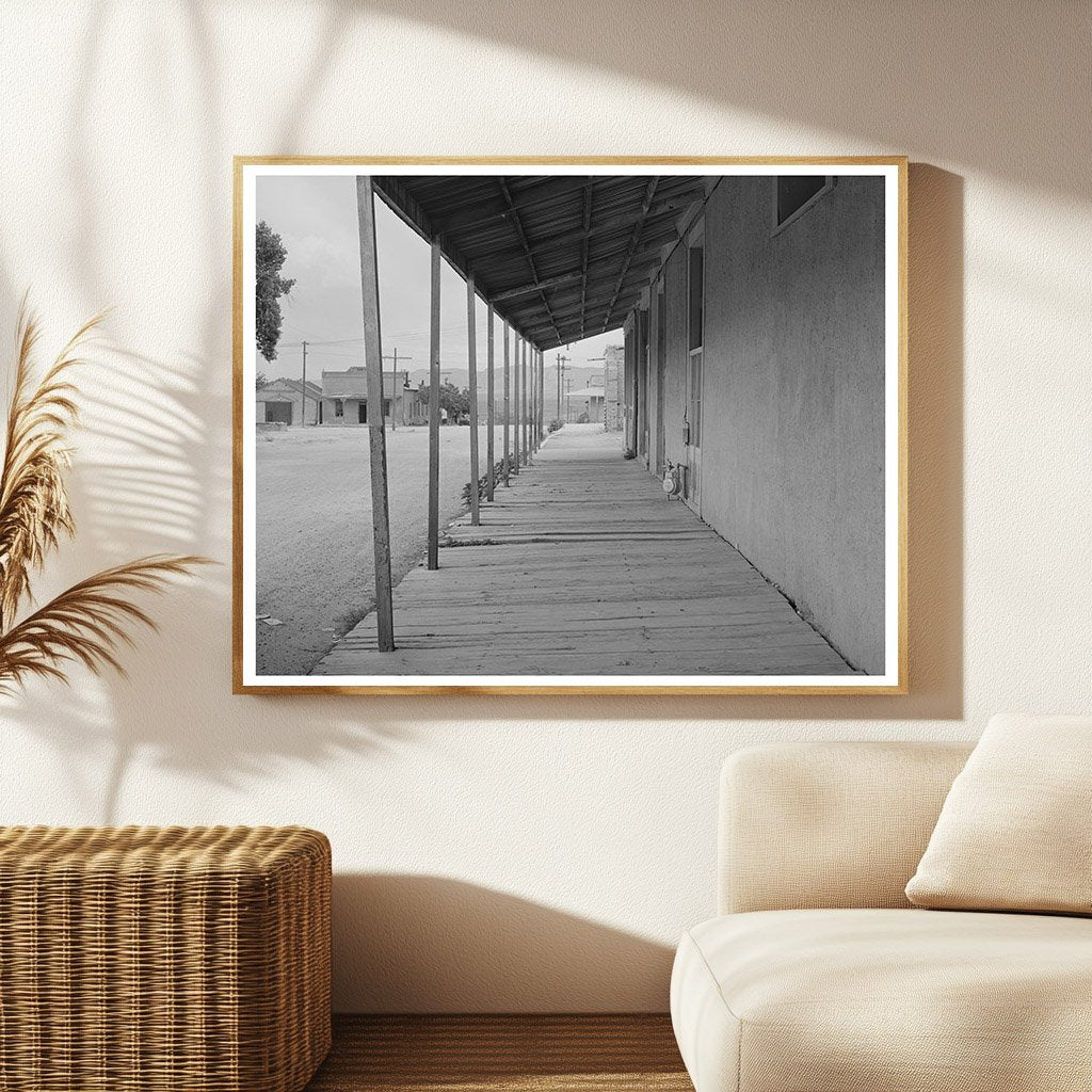 Tombstone Arizona Sidewalk May 1940 Historical Image