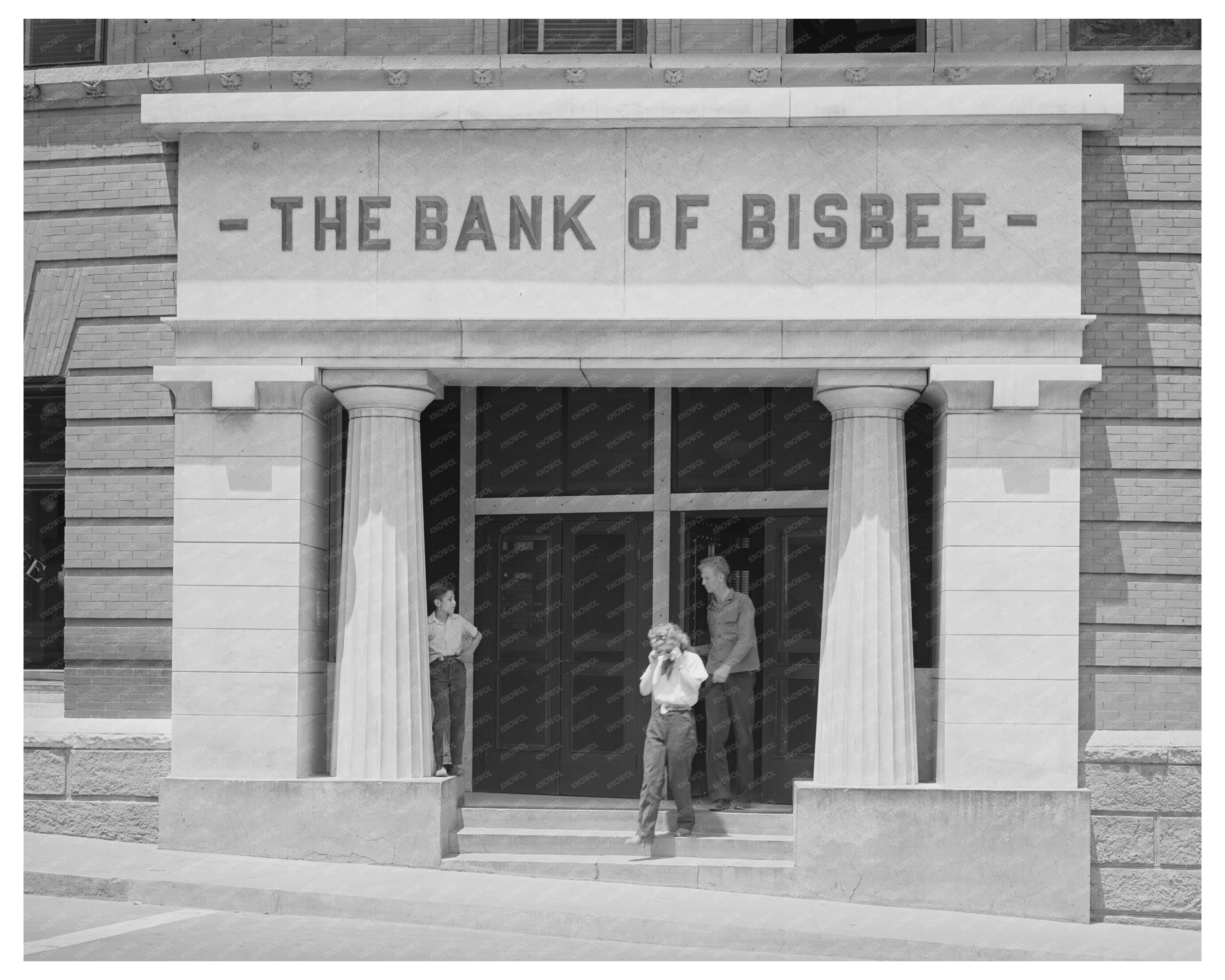 Vintage Bank in Bisbee Arizona May 1940