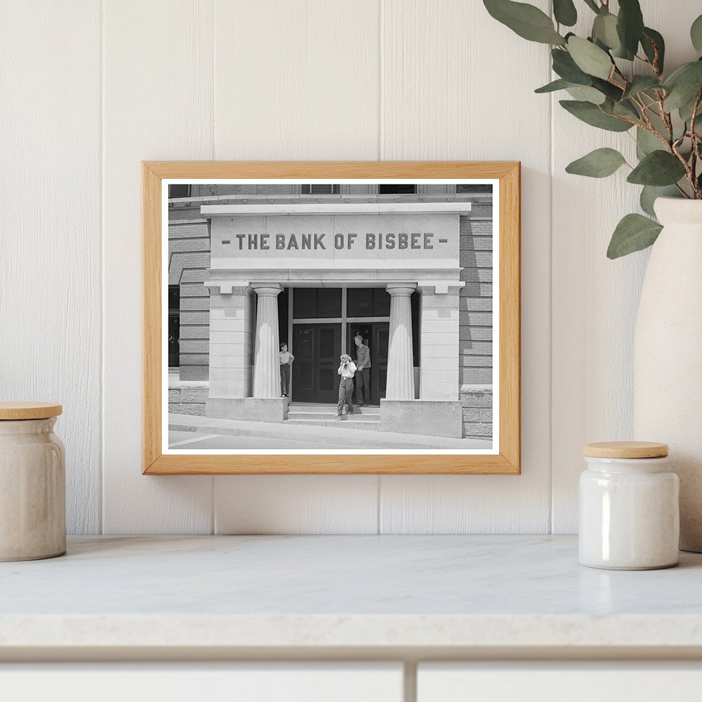 Vintage Bank in Bisbee Arizona May 1940