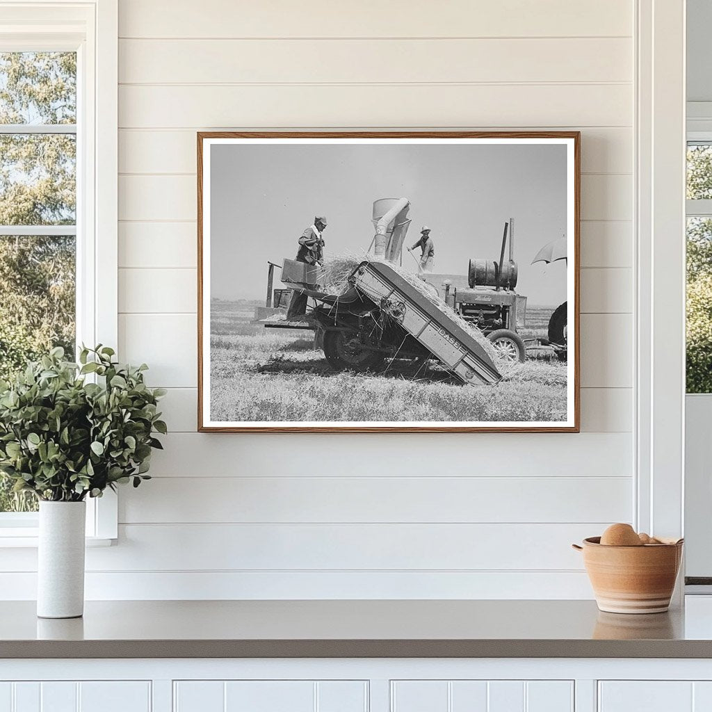 Hay Machine Operation Casa Grande Valley Farms 1940