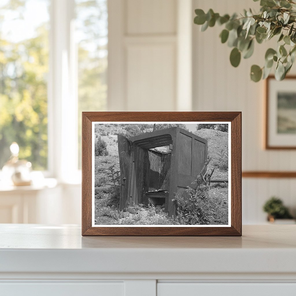 Vintage 1940 Georgetown New Mexico Abandoned Safe Image