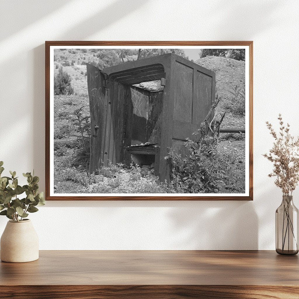 Vintage 1940 Georgetown New Mexico Abandoned Safe Image